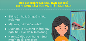 Chăm sóc tâm lý cho trẻ em khi có thiên tai (Tài liệu giành cho trẻ em)