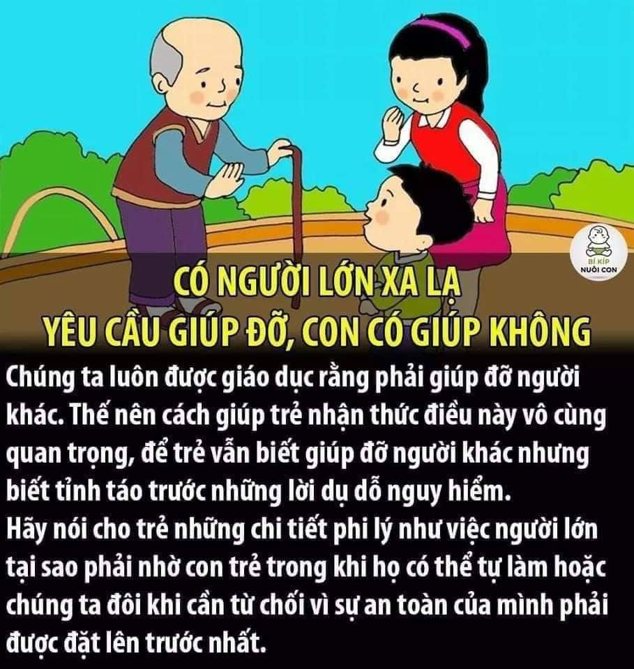 Giúp Con Tự Bảo Vệ Bản Thân Bằng Cách Trả Lời Những Câu Hỏi Sau