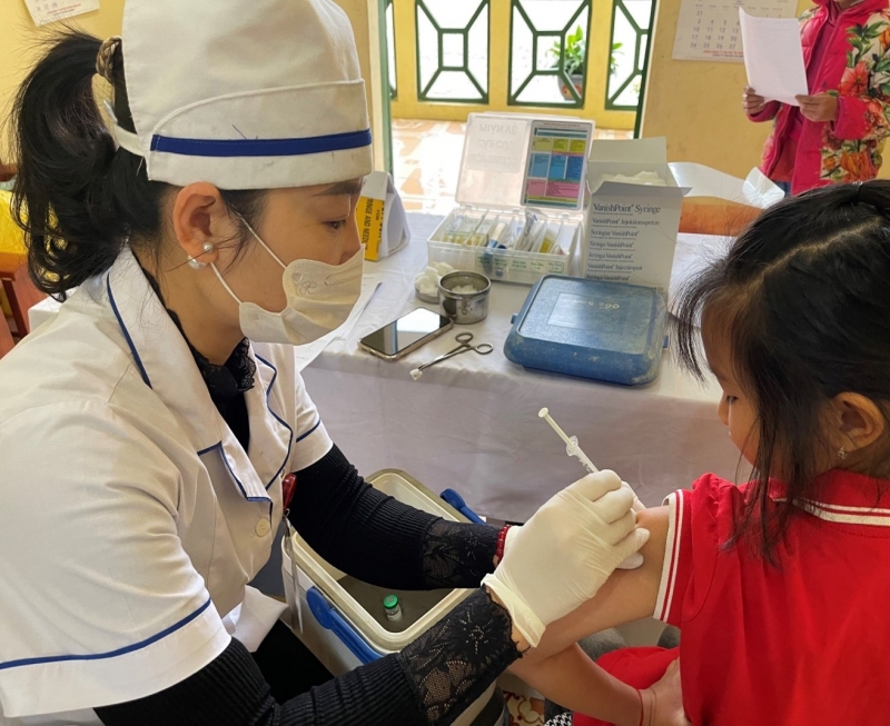 Điện Biên dự kiến hơn 13.200 trẻ được tiêm bổ sung vắc xin Uốn ván - Bạch hầu