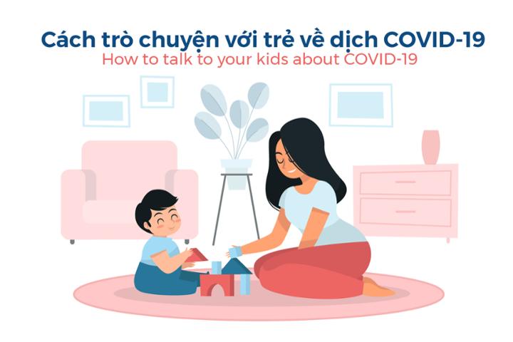 Gợi ý cho cha mẹ 8 cách trò chuyện cùng con trẻ về COVID-19