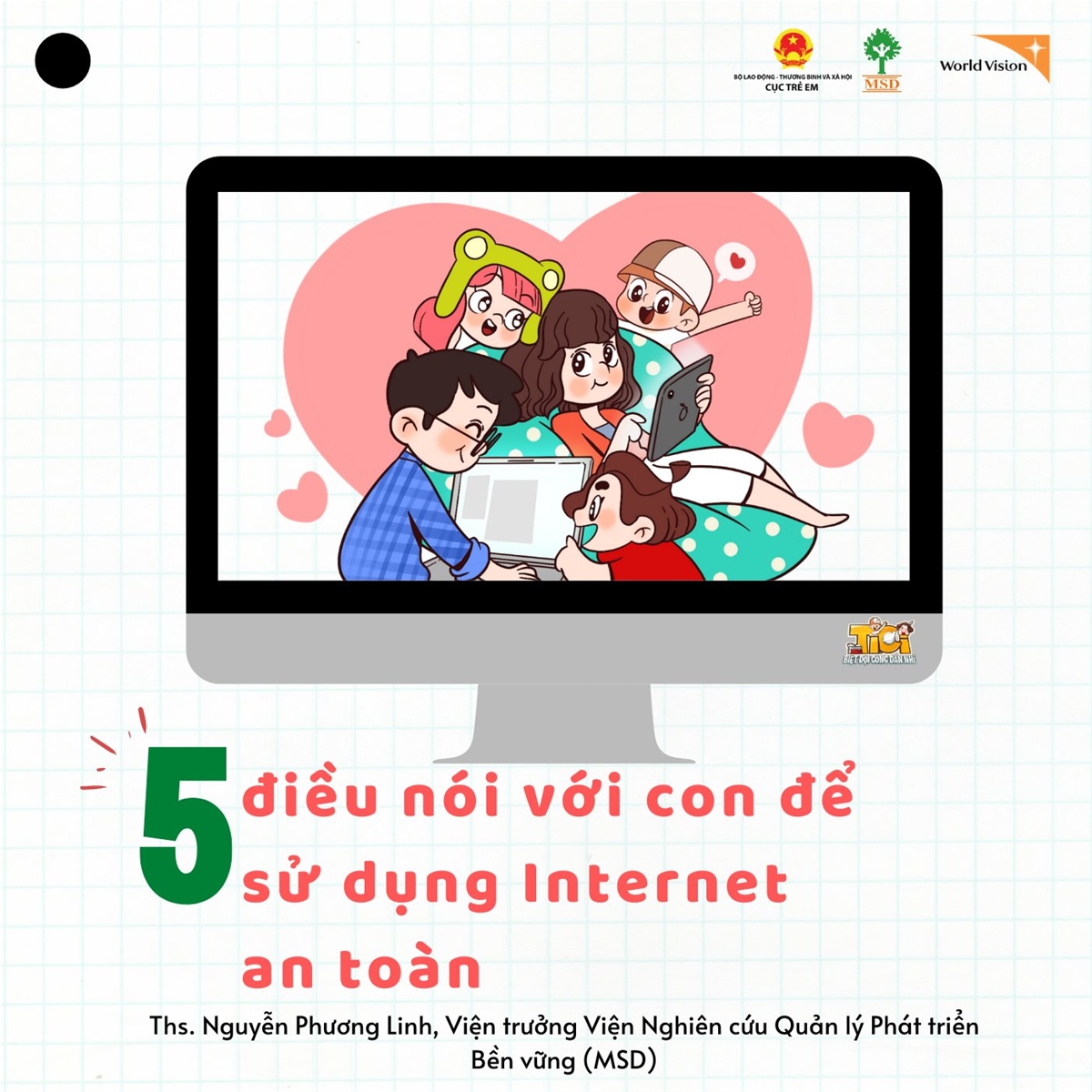5 cách trò chuyện với con trẻ về việc sử dụng Internet an toàn