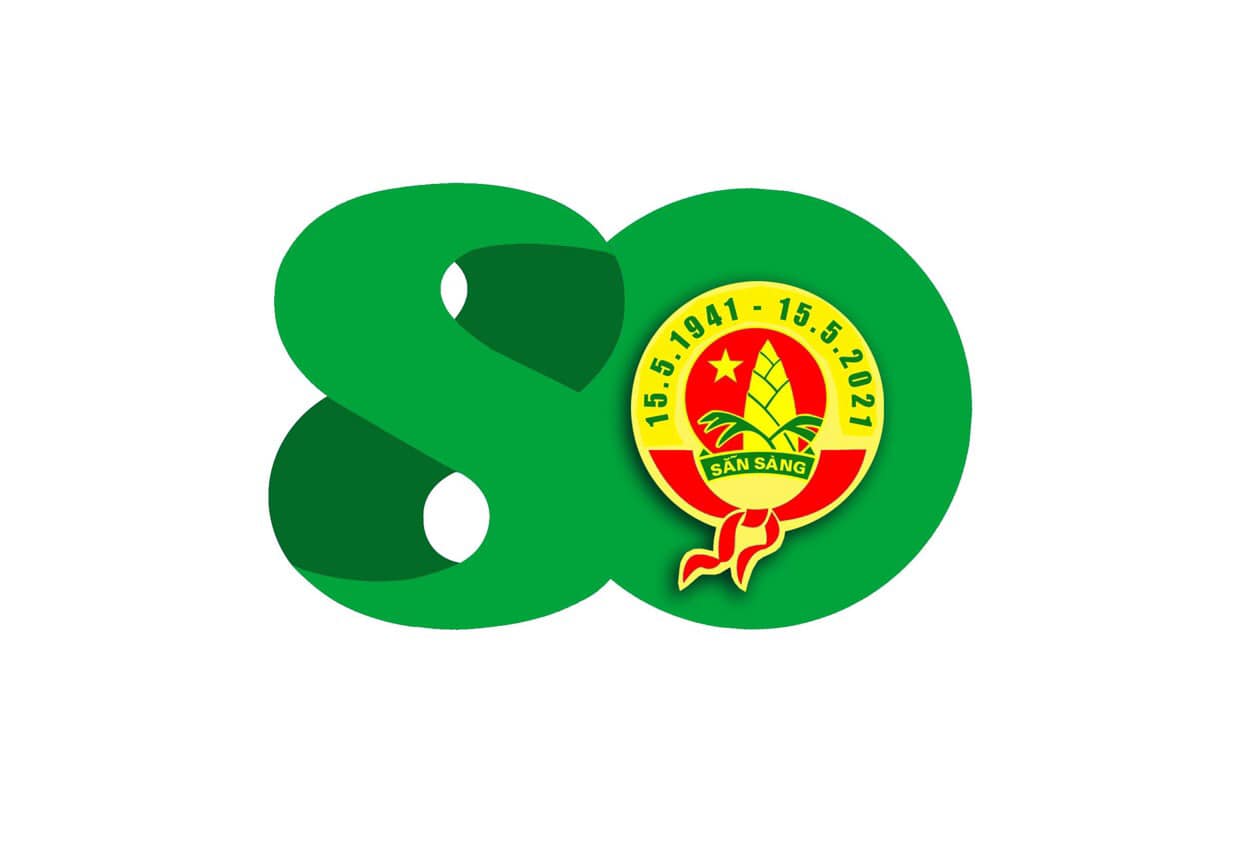 Ý nghĩa của biểu trưng (logo) chính thức kỷ niệm 80 năm ngày thành lập Đội TNTP Hồ Chí Minh (15/5/1941 - 15/5/2021)
